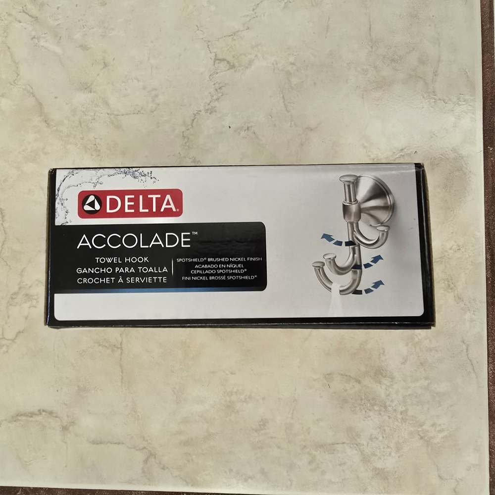 Delta Accolade Towel Hook in Silver